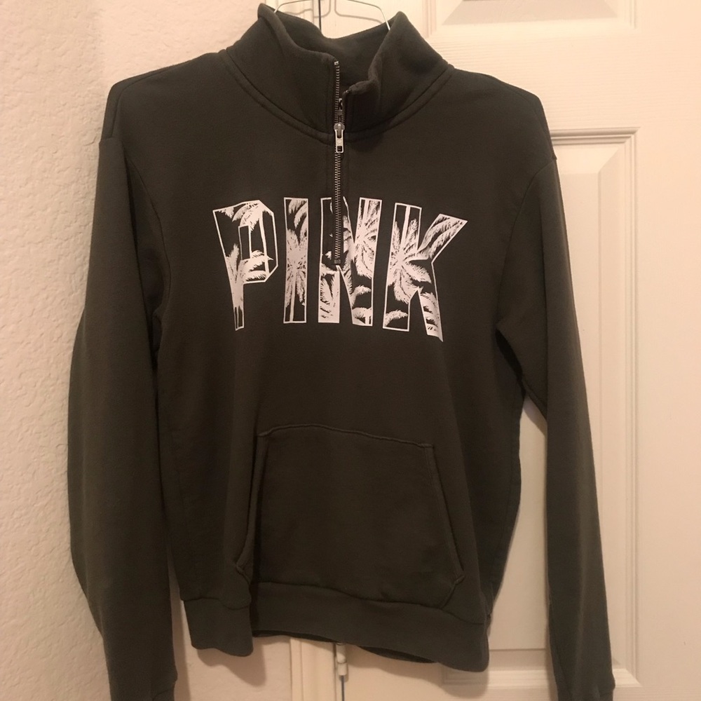 [PINK] Olive Green Pullover